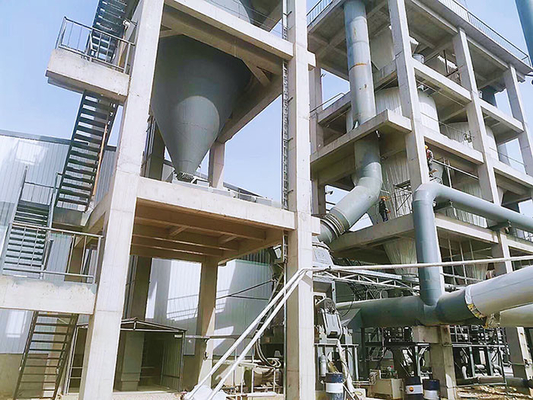1250 Mesh Semen Vertical Raw Mill Untuk Penghematan Energi Industri Metalurgi