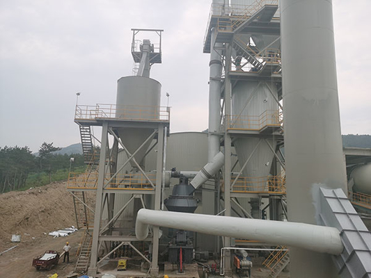 325 Mesh Terak Pabrik Semen Pabrik Baku Vertikal Skala Besar 5000kw