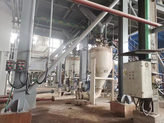 Peralatan Pompa Pengangkut Pneumatik Volume Besar Tangki Transmisi Fase Padat