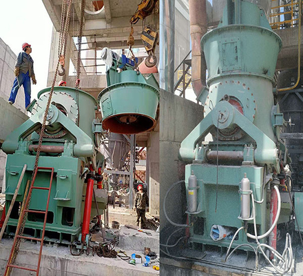 Garis produksi bubuk mineral ultrafin vertikal Dolomit Marmer bubuk kalsium tinggi