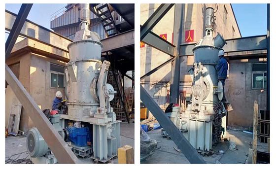 85-730T / H Pabrik Pabrik Roller Vertikal Semen Untuk Bahan Baku Penggilingan Kuarsa Batubara