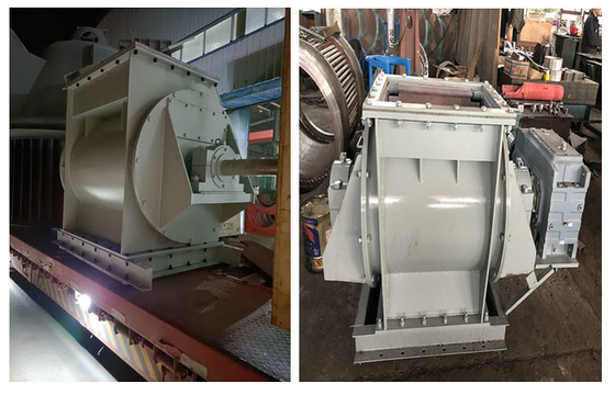 Pengumpan Airlock Rotary ODM Untuk Pabrik Vertikal 5.5kW 1440r / mnt