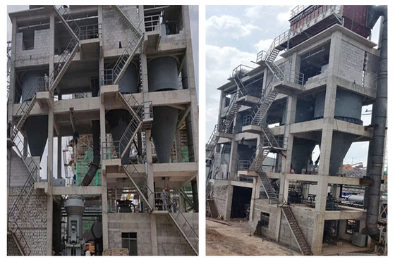 HVM Vertical Coal Bauksit Grinding Mill Powder Line Di Pabrik Semen