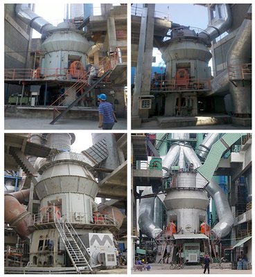 HVM Style Bebas Debu Hemat Energi Semen Mentah Pabrik Vertikal 100t / H