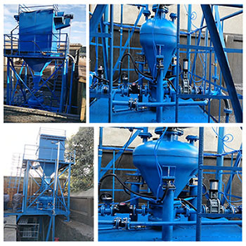 Peralatan Pompa Konveyor Pneumatik Konsumsi Daya Rendah Untuk Silo