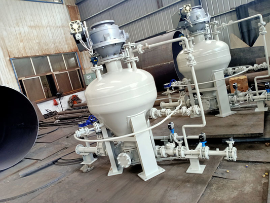 Kontrol PLC Sistem Konveyor Pneumatik Fase Padat 6 - 10m/S