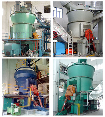 AC Motor Vertical Roller Bauksit Grinding Mill Penghematan Energi