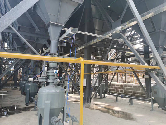 Tekanan Positif Penyampaian Silo Tipe Padat Phase Pneumatic Conveying Equipment PLC