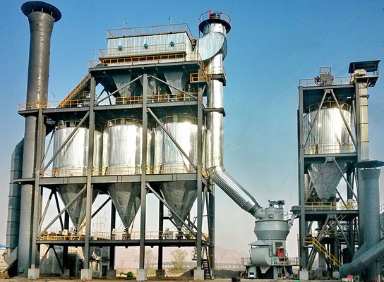 Penghematan Energi 30t / H Peralatan Gerinda Batu Kapur Vertikal