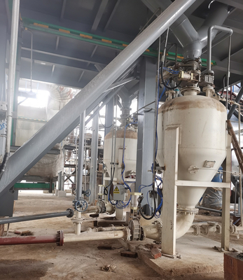 Tekanan Positif Peralatan Pengangkutan Fase Padat Pneumatic Conveyor Bin Pump Kapasitas Besar