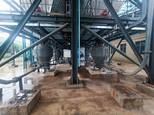 Perlengkapan Pengangkutan Pneumatik Kalsium Karbonat yang Disesuaikan, Pompa Bin Fase Padat Jarak Panjang