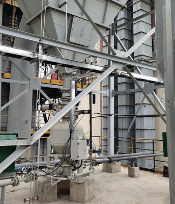 Tekanan Positif Fase Padat Pneumatic Conveying Silo Pompa Untuk Semen Fly Ash Hydrated Kalsium