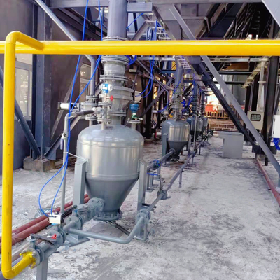 PLC Control Pneumatic Conveying Bin Pump Peralatan Pengangkutan Fase tebal