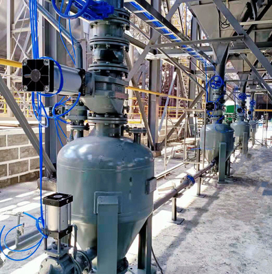 Tipe Baru Kapasitas Pengangkutan Lebih dari 300 T/H Pompa Conveyor Bin Pneumatic untuk Fly Ash