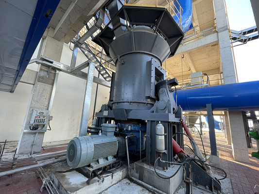 Desulfurasi Batu kapur bubuk mesin penggilingan, besar vertikal rol Mill Tinggi Kalsium Batu Powder produksi Line