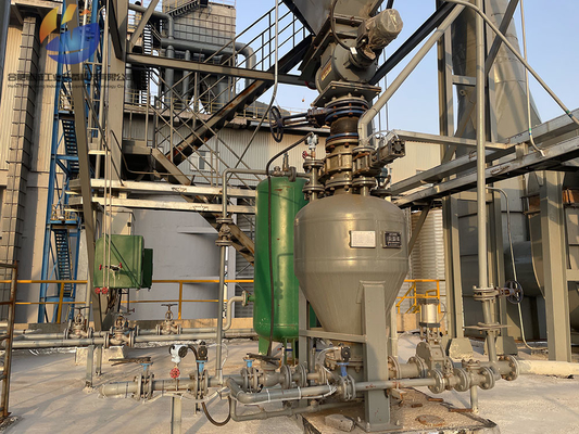 Peralatan Pengangkutan Fase tebal Bin Pump Kapasitas Pengangkutan Besar Untuk Fly Ash Coke Powder
