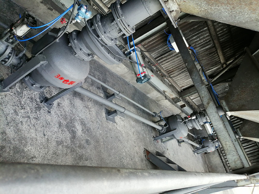 Pengangkutan Tekanan Tinggi Pneumatic Conveyor Bin Pump Digunakan di Slag / Cement / Fly Ash