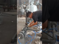 Peralatan Pompa Pengangkutan Pneumatik Volume Besar Tangki Transmisi Fase Padat